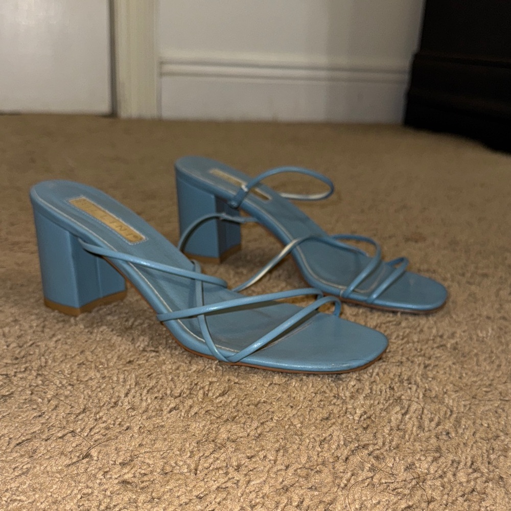 Billini Sky Blue Strappy Heels